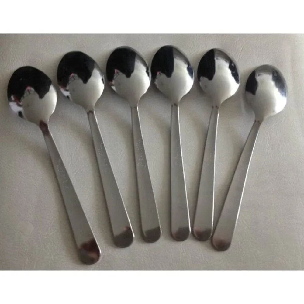 Teaspoons Set of 6 Tramontina Pro Line Commercial Grade Stainless Steel New